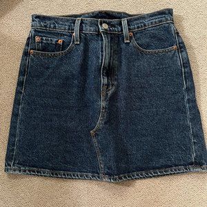 Levi's High Waisted Denim Skirt
